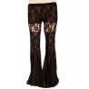 Pantalon fleuri en dentelle